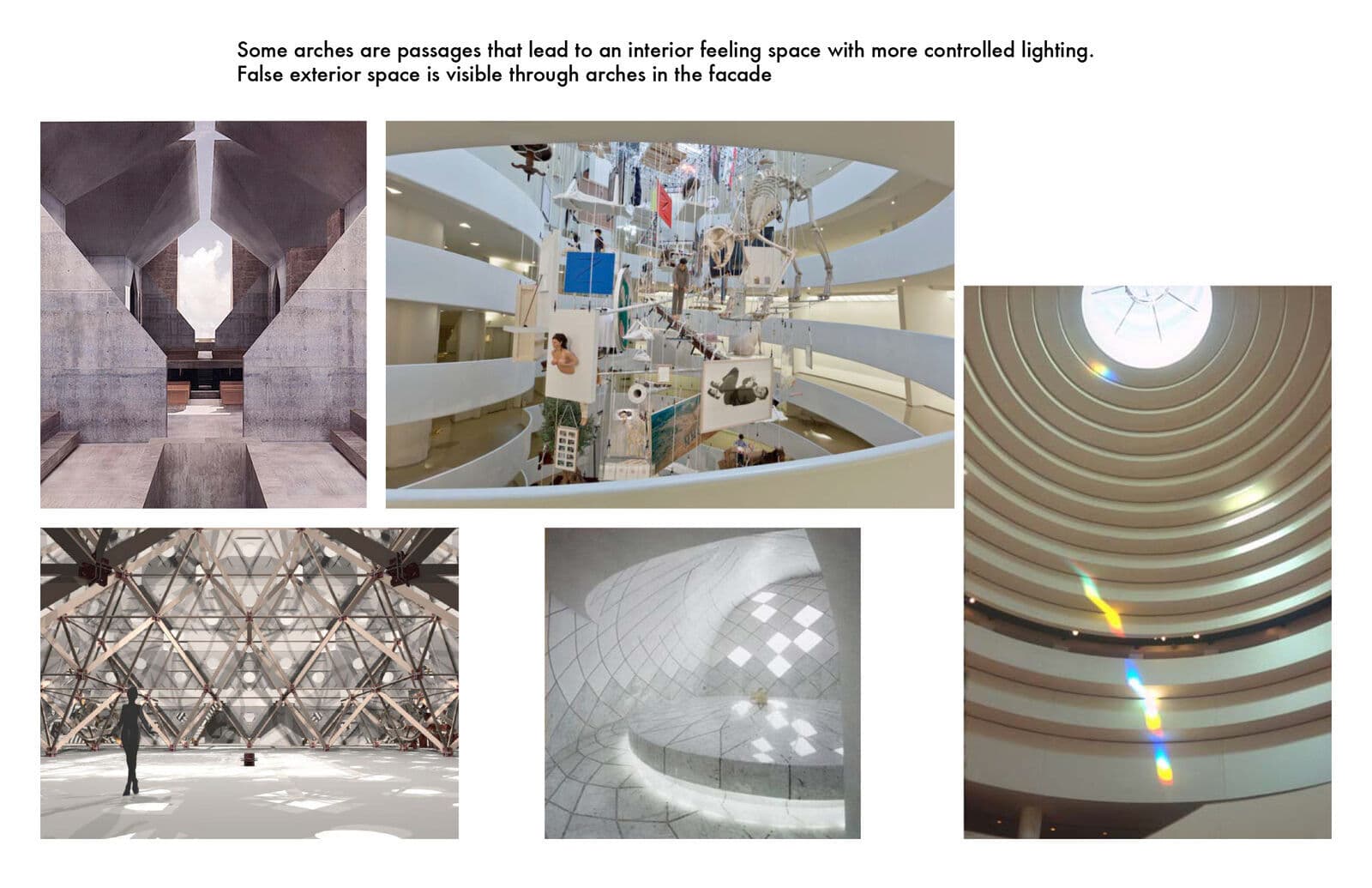 Interior references — concrete and light
