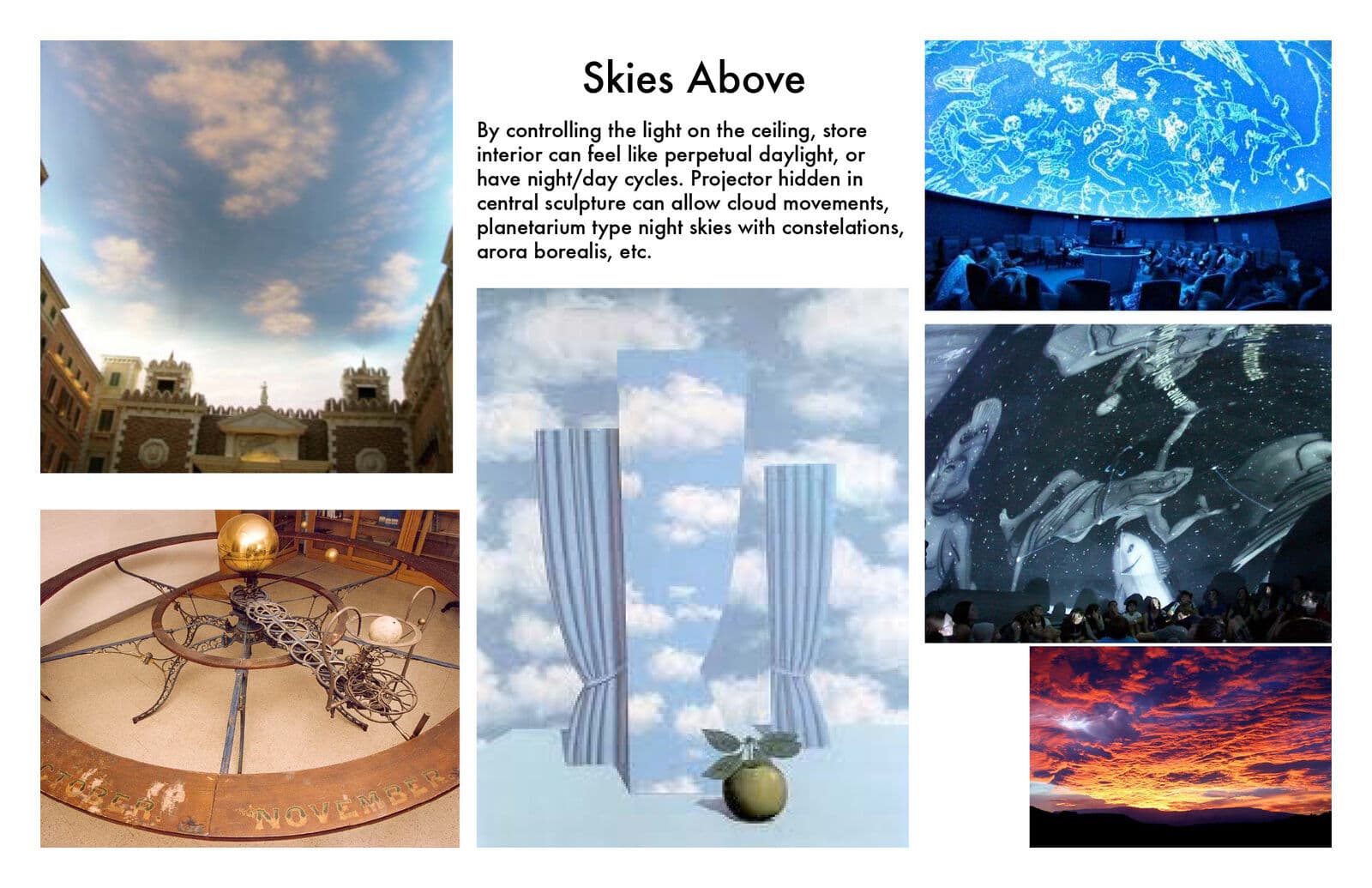 Skies Above — projected environments