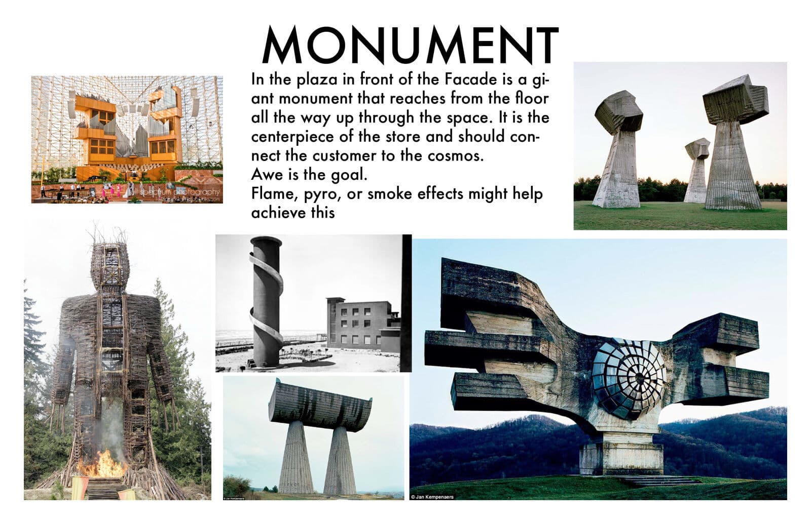 MONUMENT — awe is the goal