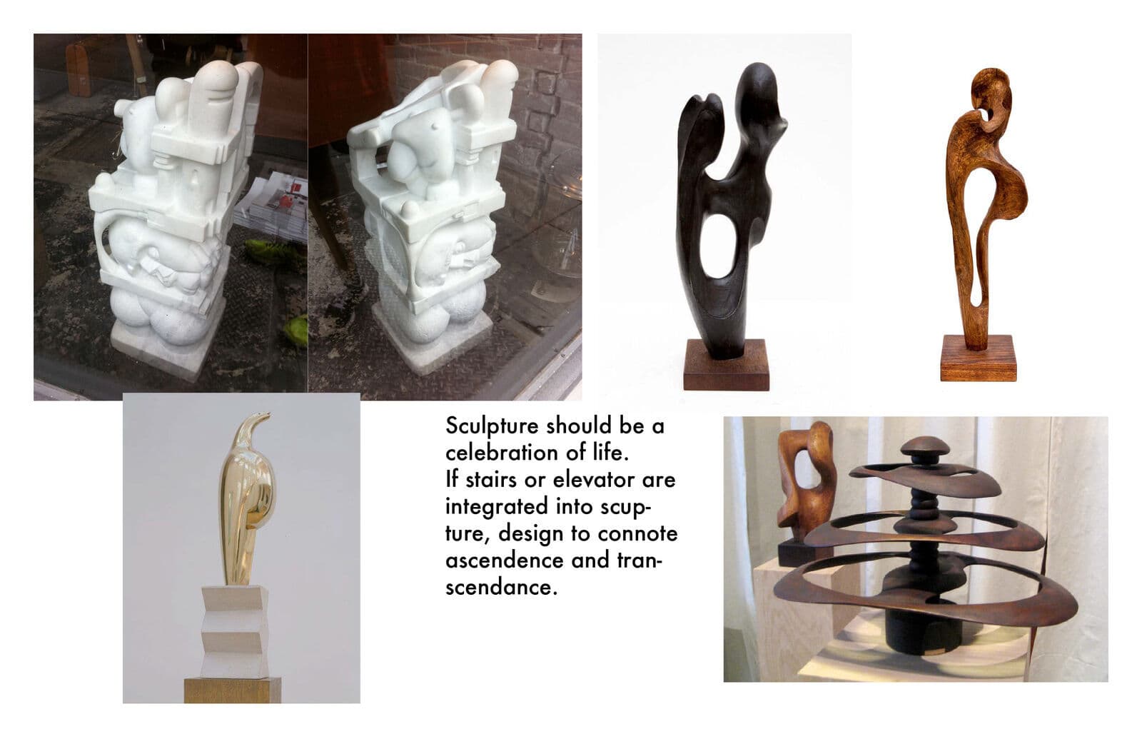 Sculpture — celebration of life and transcendence
