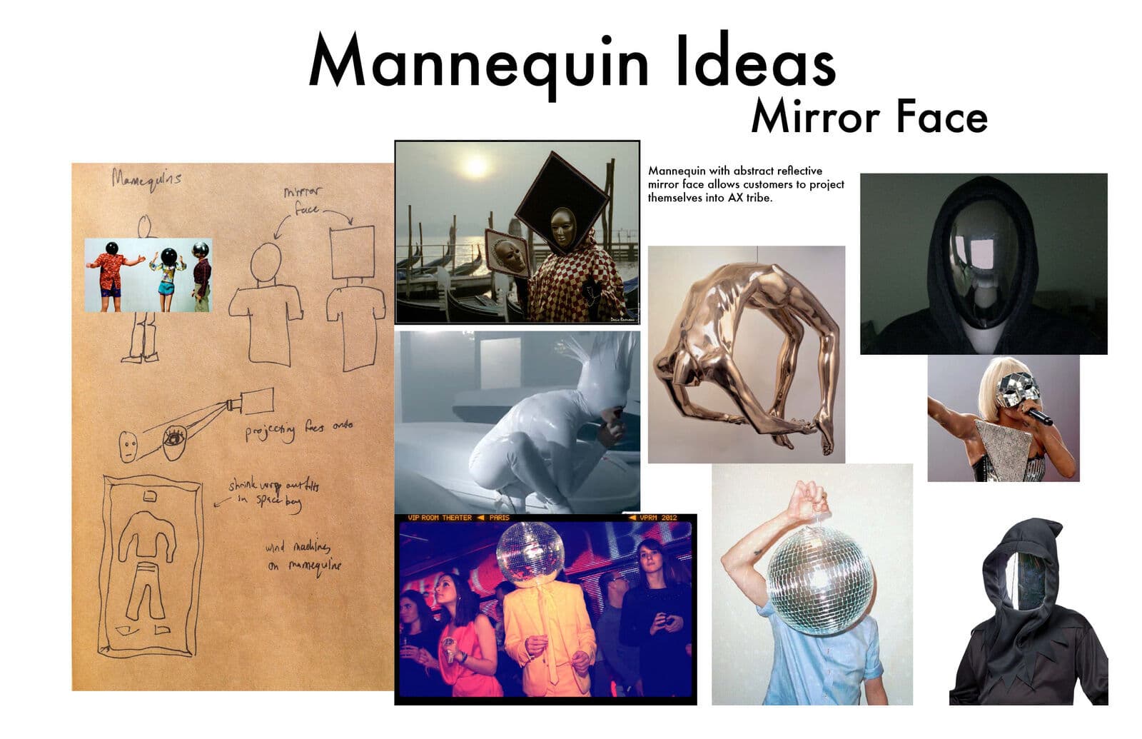 Mannequin Ideas — mirror face