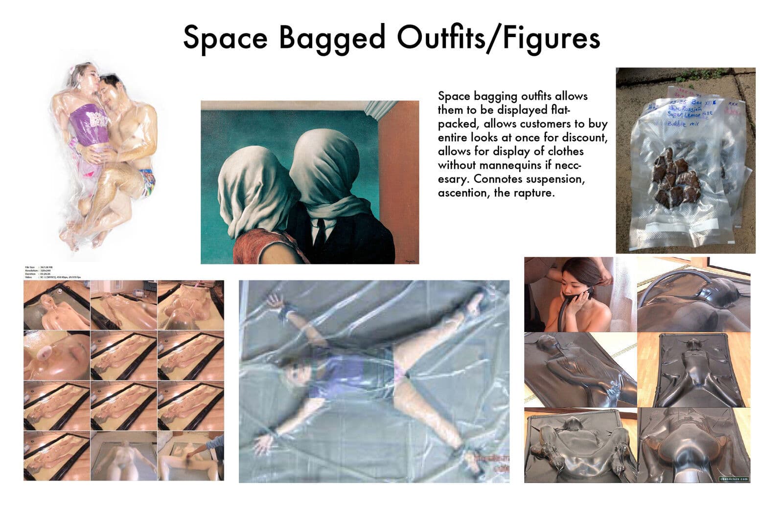 Space Bagged Outfits — suspension and rapture