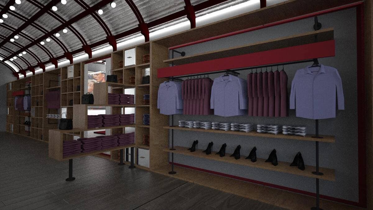 Cubby fixture set — angle 1