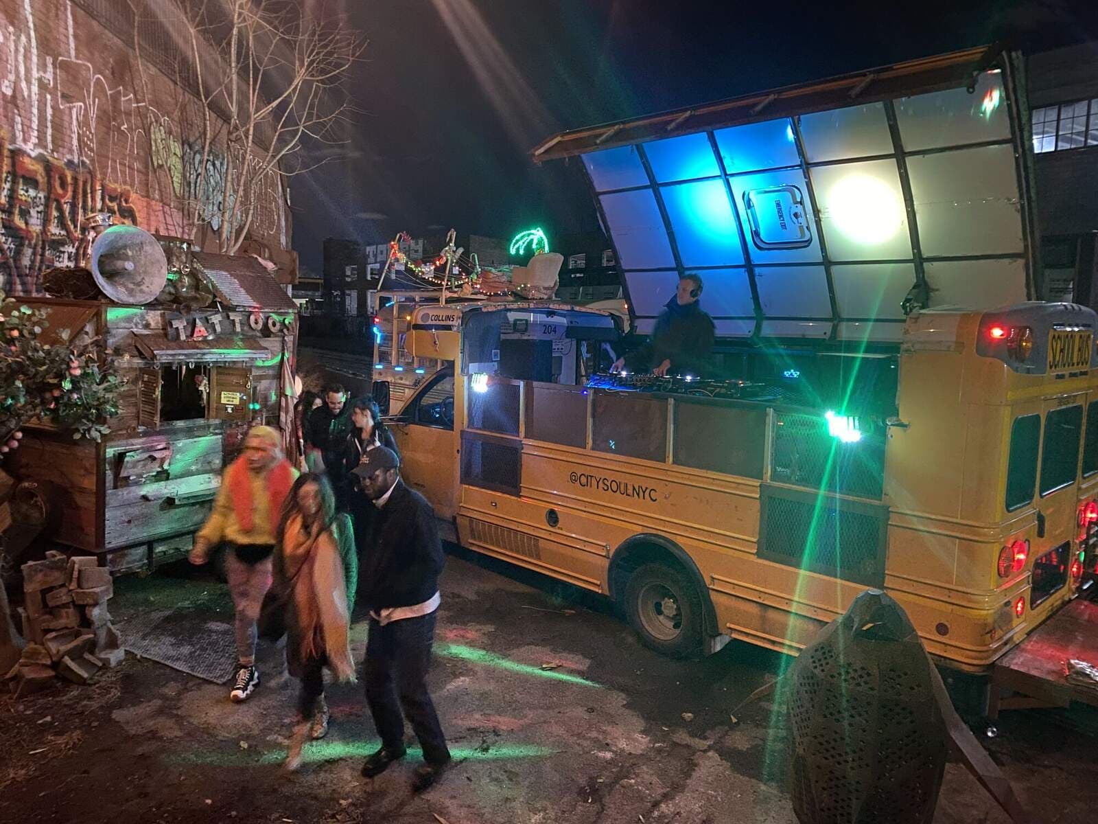 City Soul Bus on the street