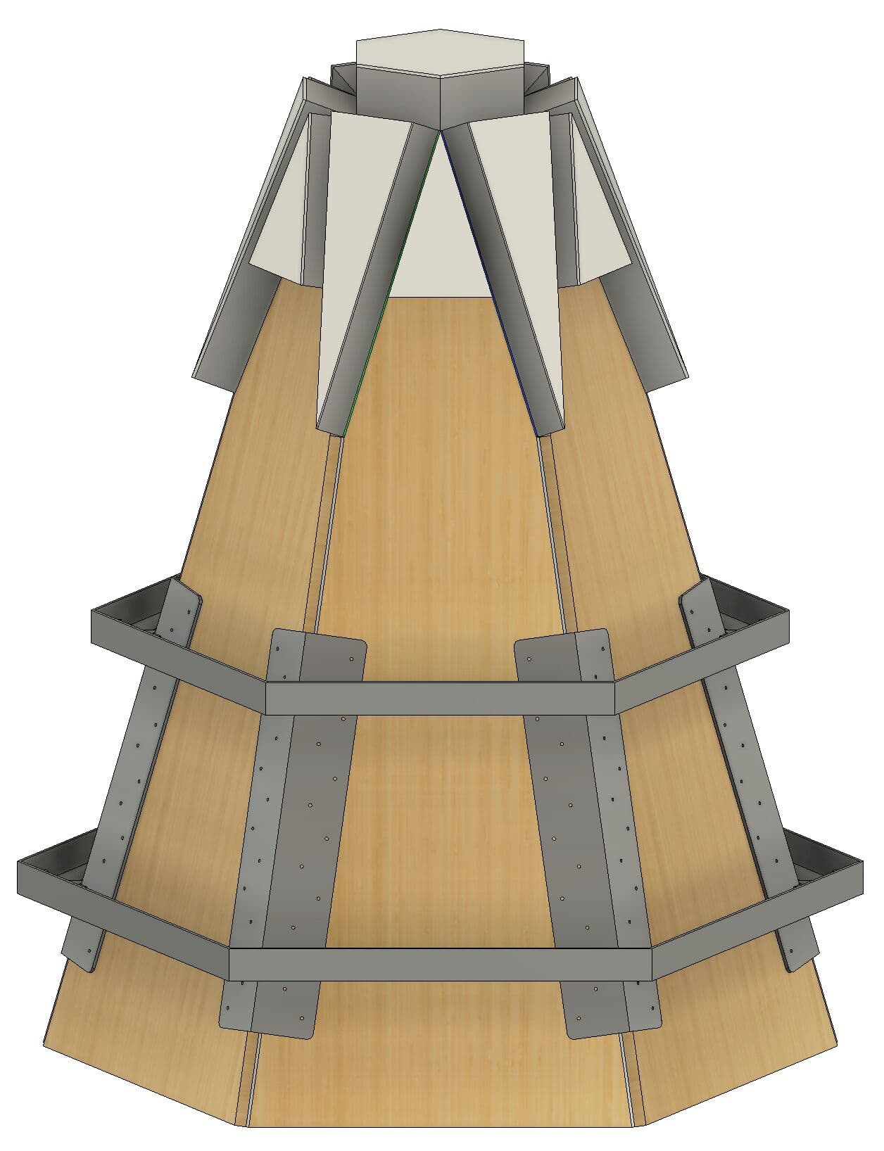 CAD render — front elevation