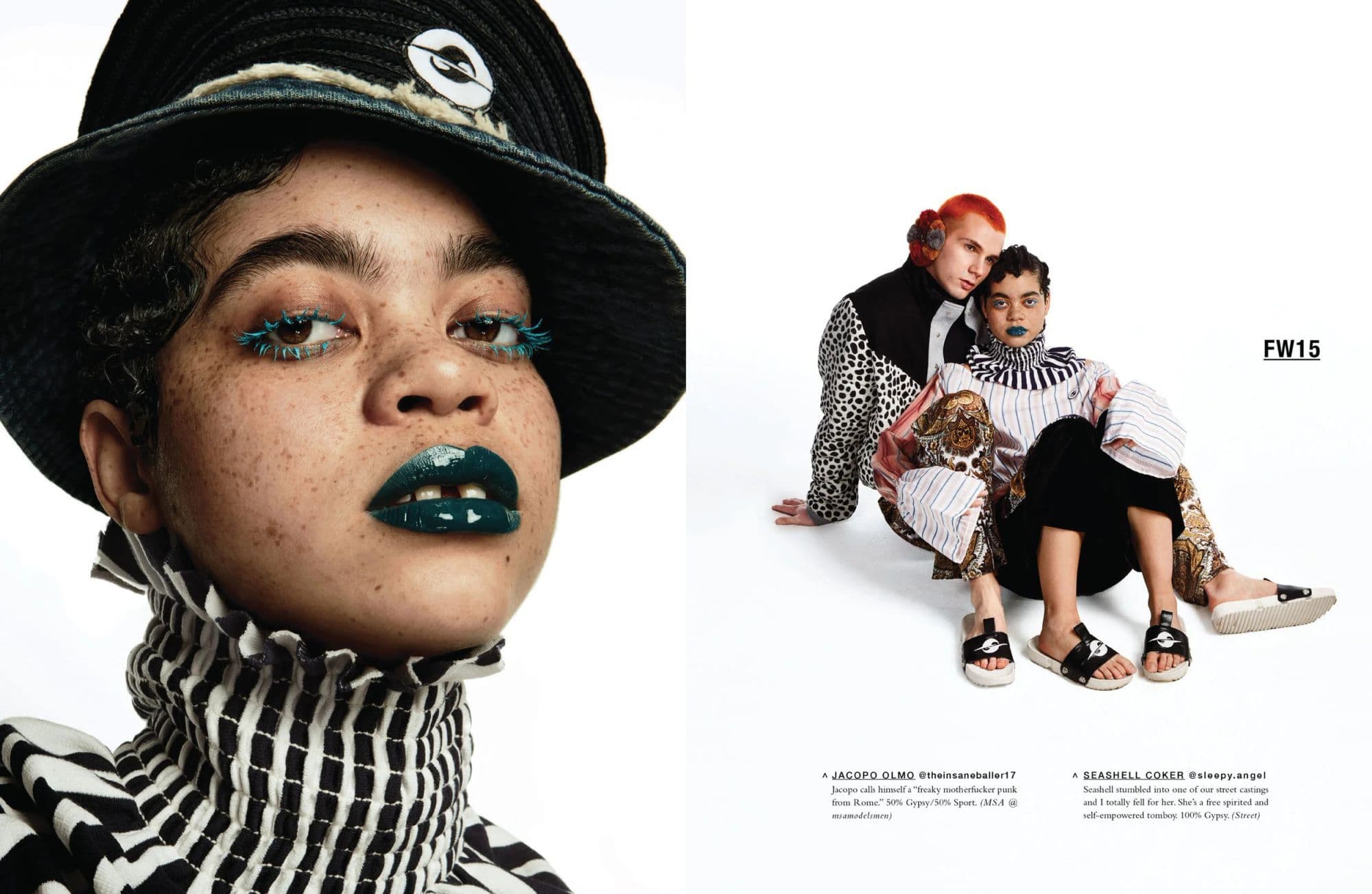 Gypsy Sport F16 — athletic mesh and draped silhouettes