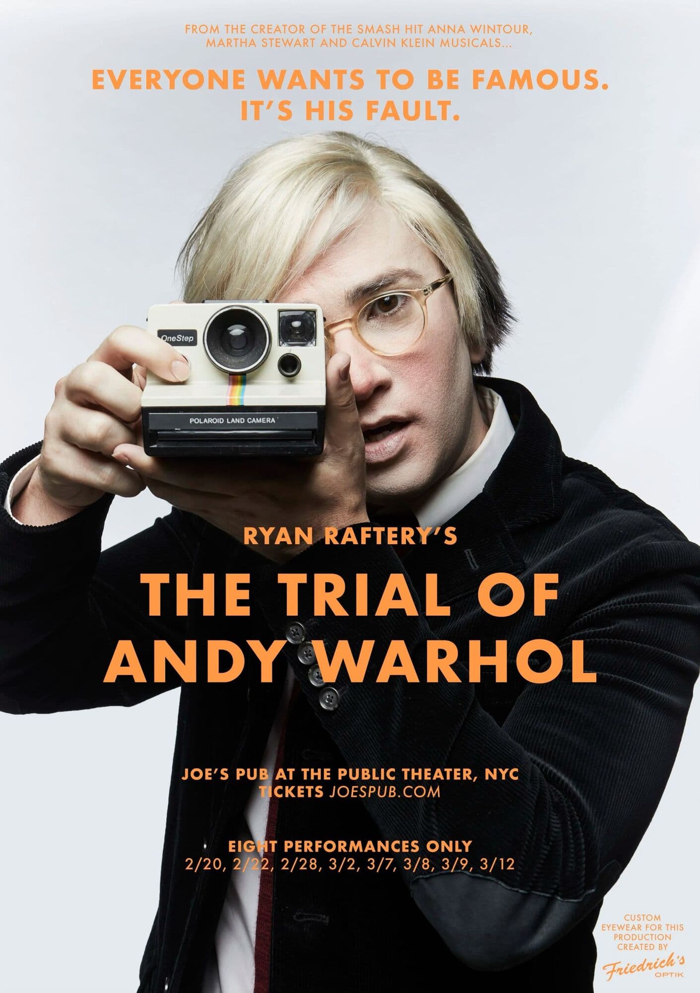 The Trial of Andy Warhol — alternate poster