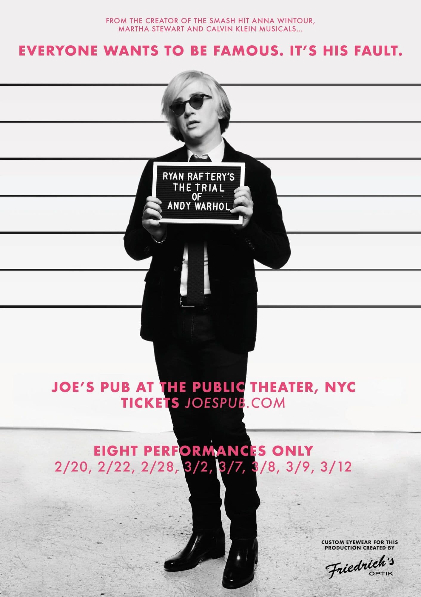 The Trial of Andy Warhol — Joe's Pub at The Public Theater