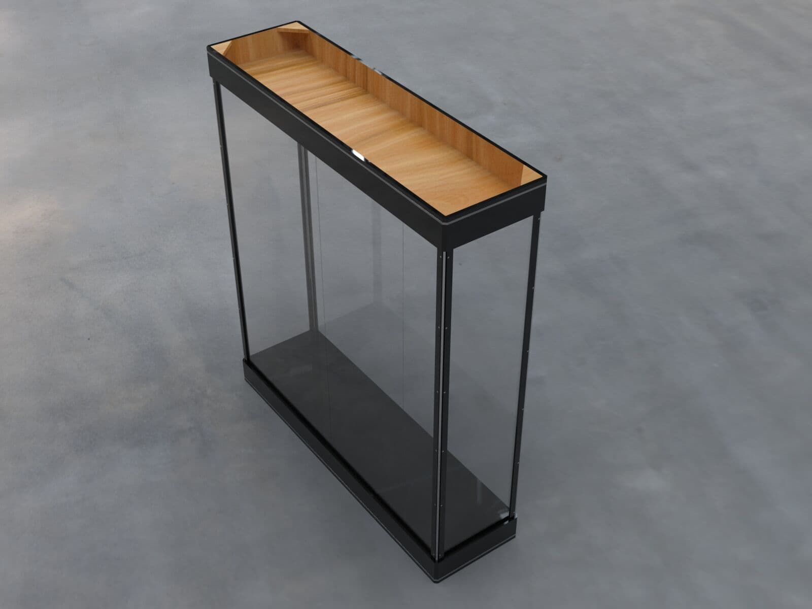 Narrow rectangular enclosure