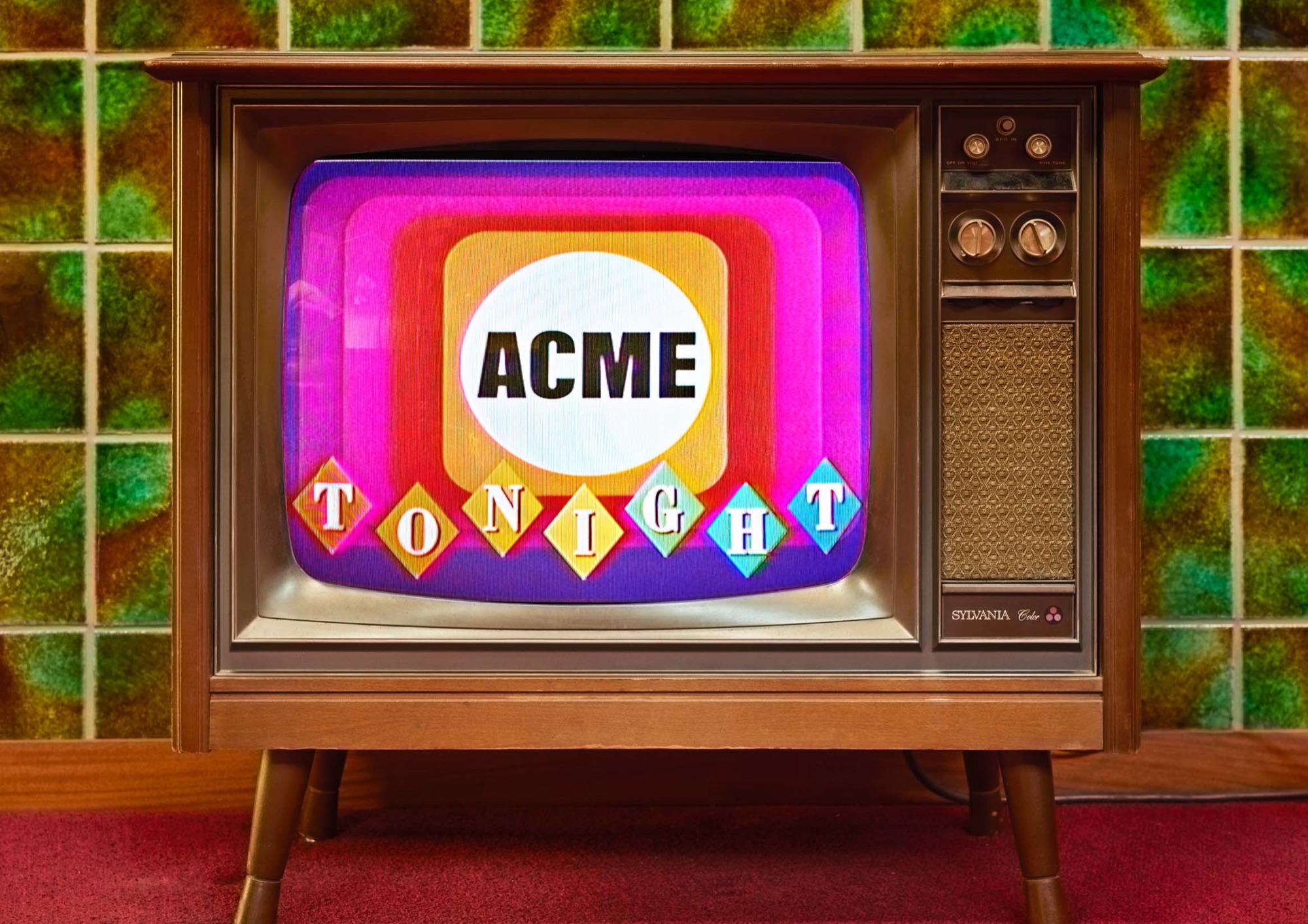 ACME Tonight — vintage TV title card