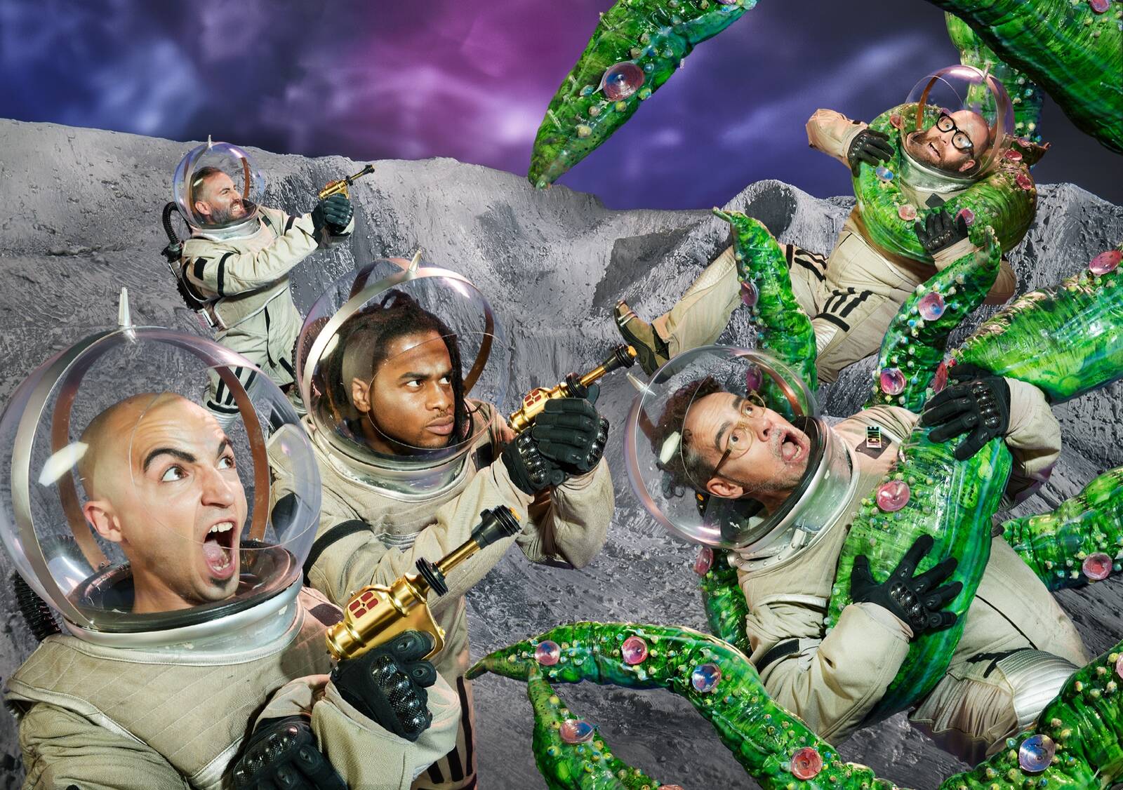 Tentacle attack on the moon