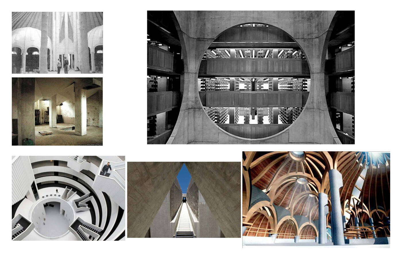 Vertical space and raw materials