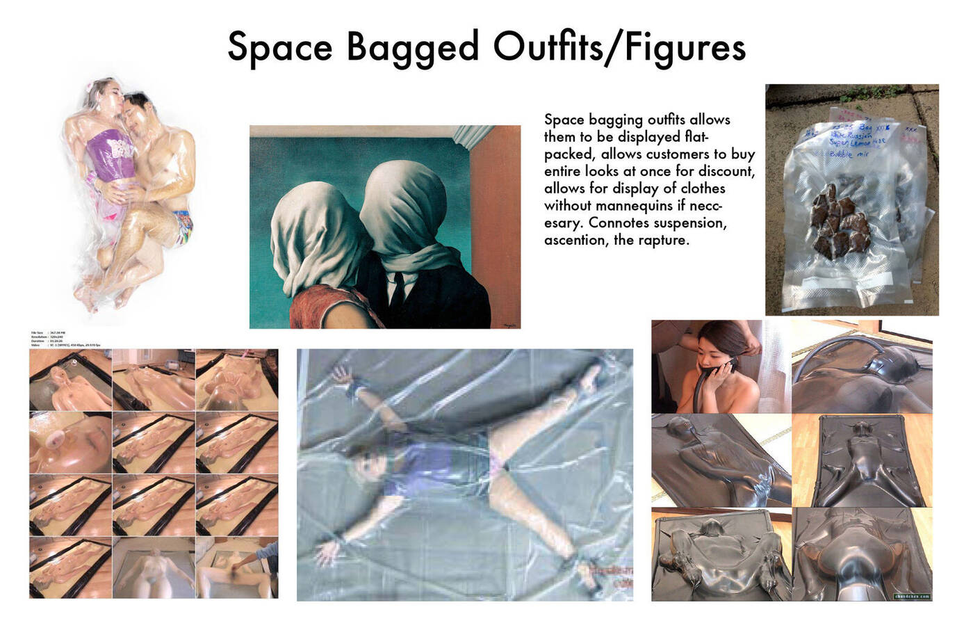 Space Bagged Outfits — suspension and rapture