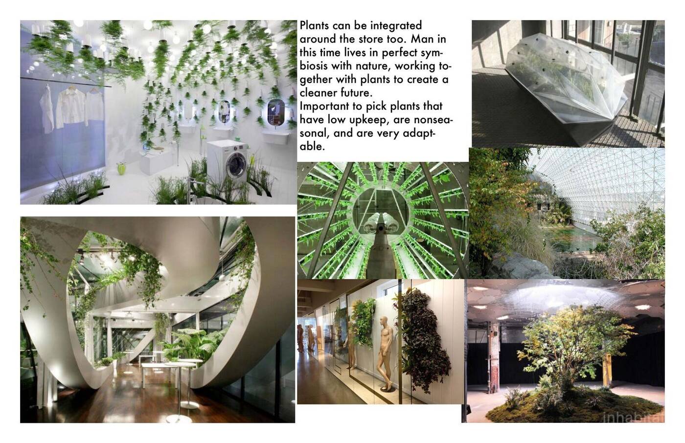 Plants integrated — symbiosis with nature