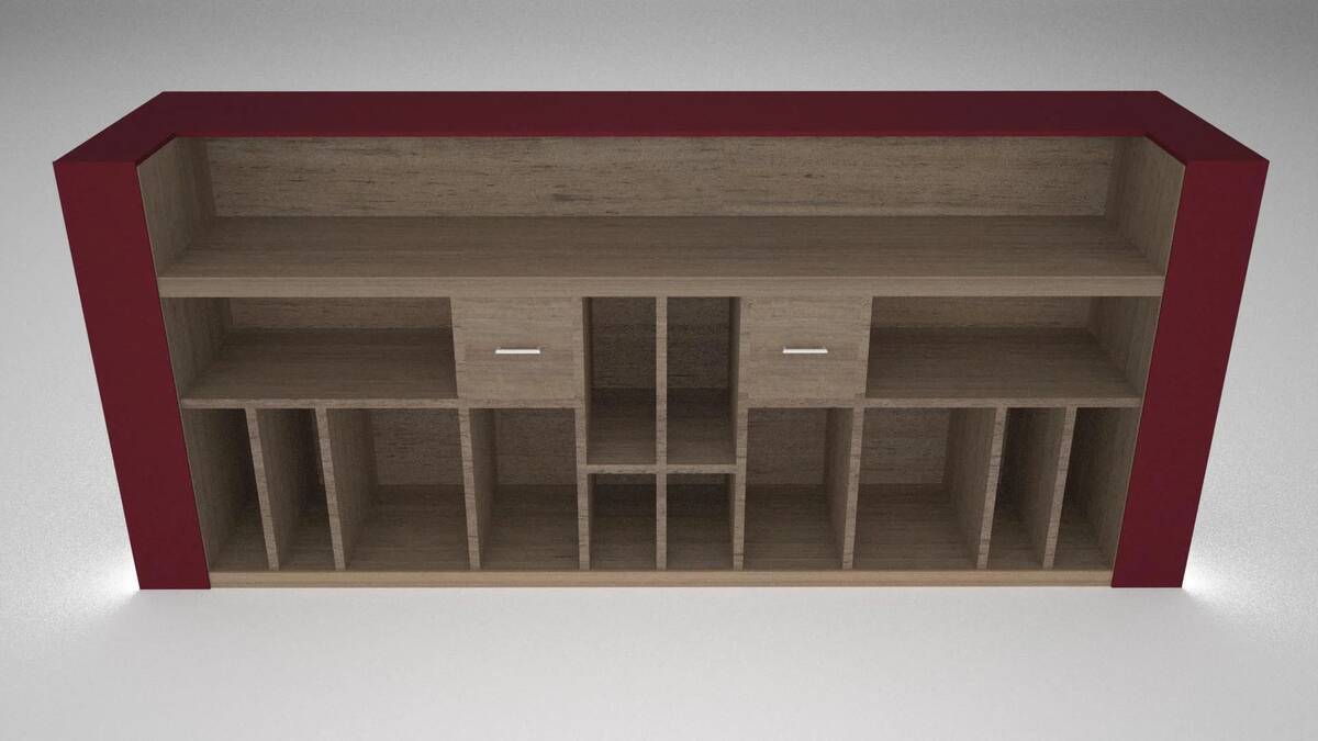 Cash wrap — back view