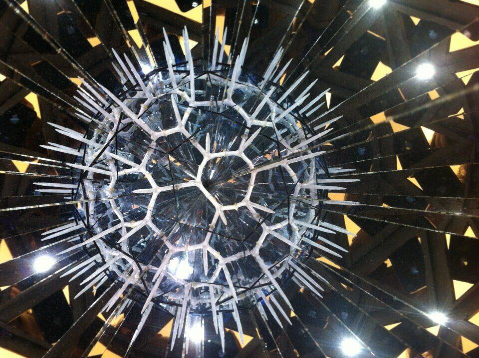 Silver fractal sphere