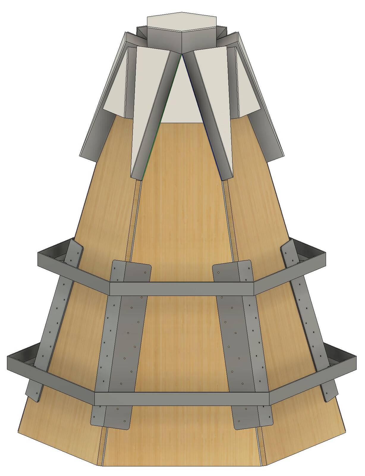 CAD render — front elevation