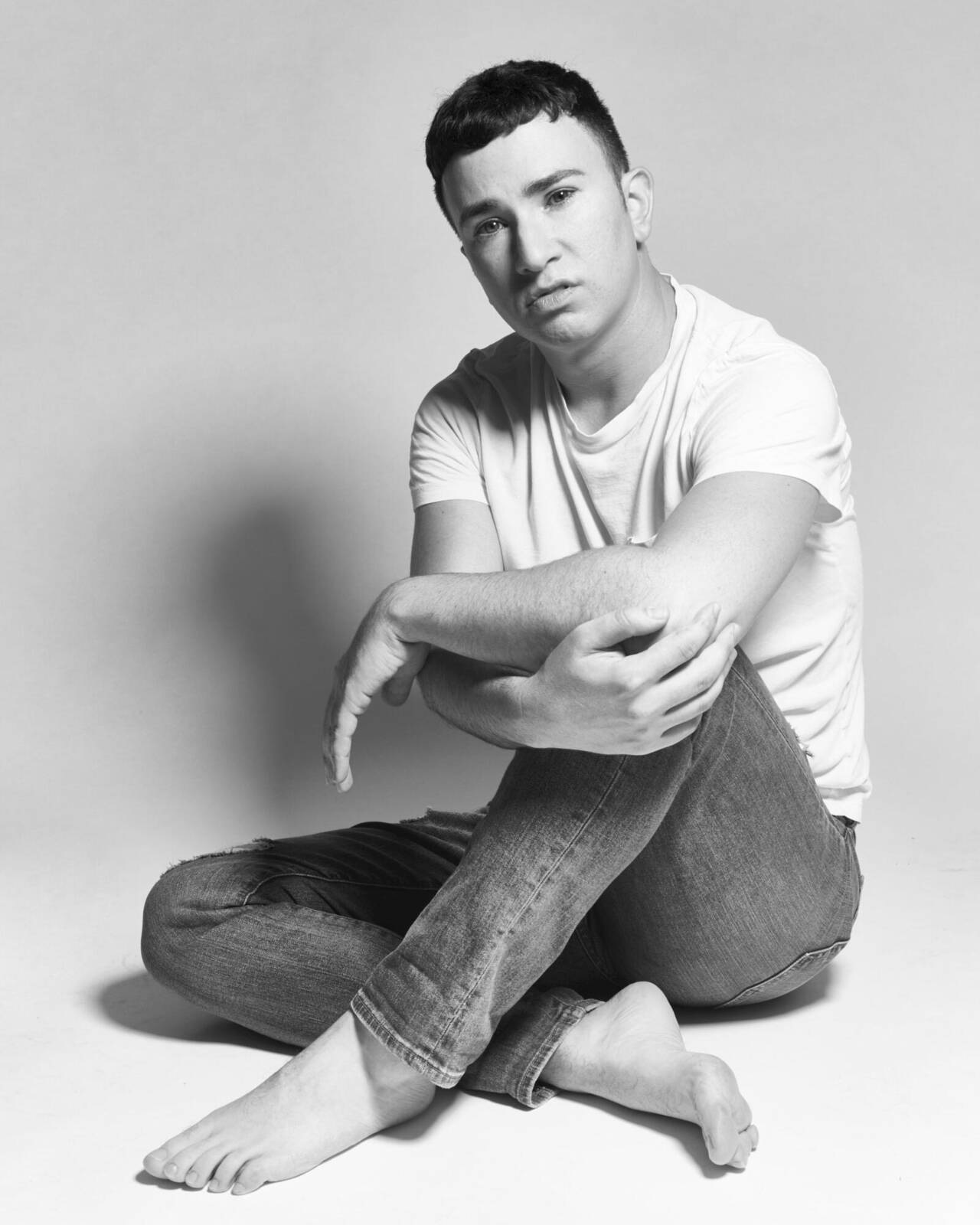 Ryan Raftery — black and white portrait